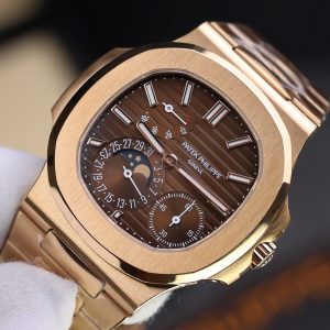 Đồng Hồ Patek Philippe Replica 11 Nautilus 5712R Mặt Nâu Chạy Full Chức Năng PPF 40mm (2)