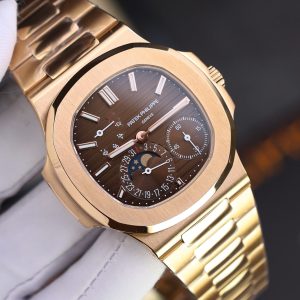 Đồng Hồ Patek Philippe Replica 11 Nautilus 5712R Mặt Nâu Chạy Full Chức Năng PPF 40mm (2)