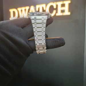 Đồng Hồ Audemars Piguet 15500 Royal Oak Super Fake Mặt Đen Siêu Lướt Nhà Máy APS 41mm