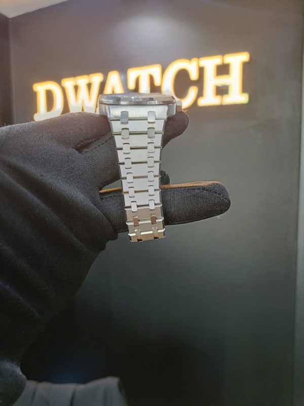Đồng Hồ Audemars Piguet 15500 Royal Oak Super Fake Mặt Đen Siêu Lướt Nhà Máy APS 41mm