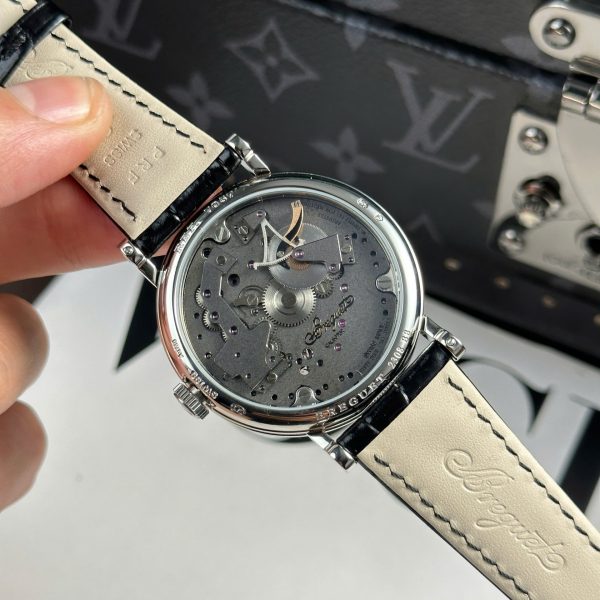 Đồng Hồ Breguet Tradition 7057 Replica 1 1 Dây Da Đen Nhà Máy ZF 40mm (2)