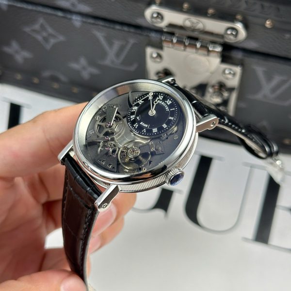 Đồng Hồ Breguet Tradition 7057 Replica 1 1 Dây Da Đen Nhà Máy ZF 40mm (2)