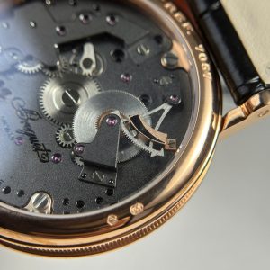 Đồng Hồ Breguet Tradition 7057 Replica 11 Mặt Đen Dây Da Nhà Máy ZF 40mm (2)