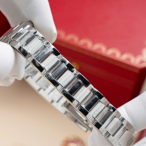 Đồng Hồ Cartier Ballon Bleu W69010Z4 Replica 11 Nữ Máy Pin Dây Kim Loại 28mm (2)