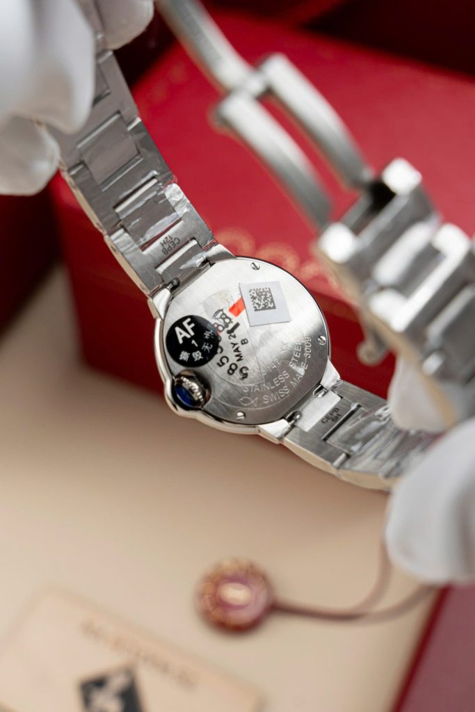 Đồng Hồ Cartier Ballon Bleu W69010Z4 Replica 11 Nữ Máy Pin Dây Kim Loại 28mm (2)