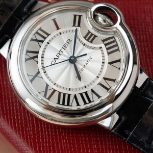 Đồng Hồ Cartier Replica 11 Ballon Bleu W690187Z4 Mặt Trắng Dây Da 36mm (2)