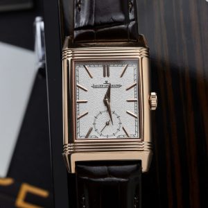 Đồng Hồ Jaeger LeCoultre Chế Tác Master Reverso Tribute Small Seconds Dây Da Màu Nâu 28 (2)