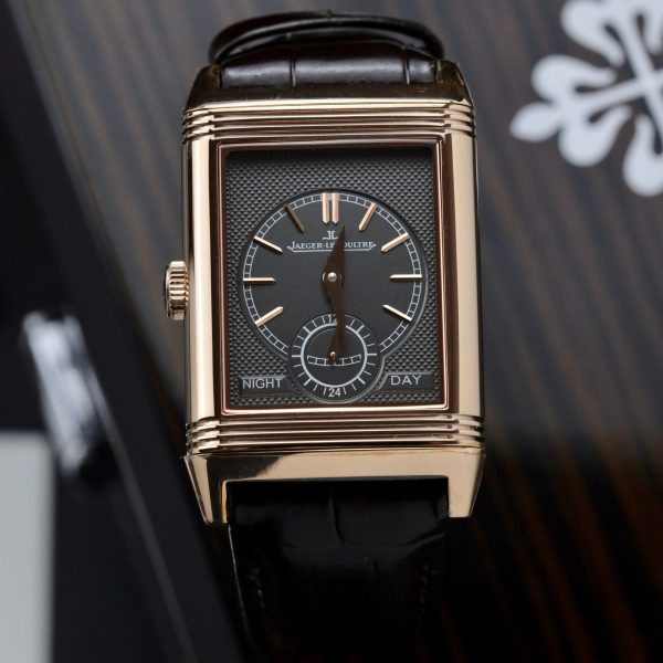 Đồng Hồ Jaeger LeCoultre Chế Tác Master Reverso Tribute Small Seconds Dây Da Màu Nâu 28 (2)