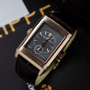 Đồng Hồ Jaeger LeCoultre Chế Tác Master Reverso Tribute Small Seconds Dây Da Màu Nâu 28 (2)