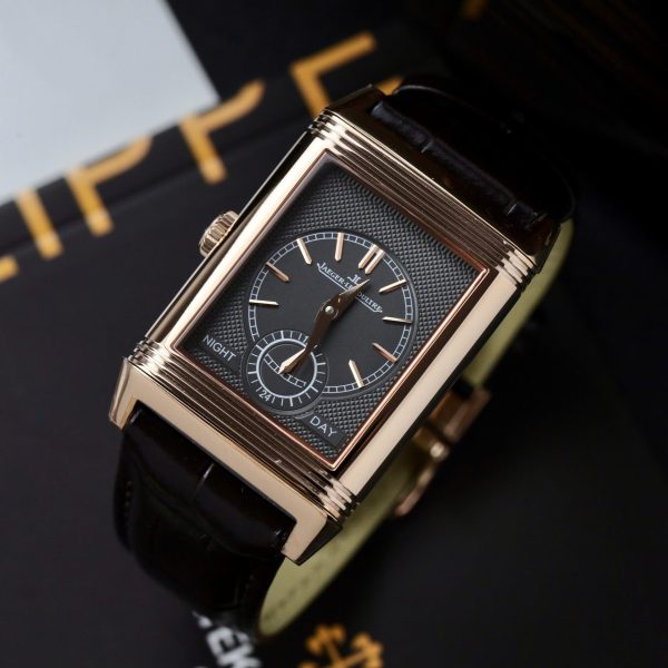 Đồng Hồ Jaeger LeCoultre Chế Tác Master Reverso Tribute Small Seconds Dây Da Màu Nâu 28 (2)