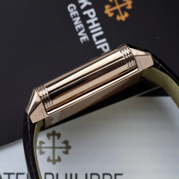 Đồng Hồ Jaeger LeCoultre Chế Tác Master Reverso Tribute Small Seconds Dây Da Màu Nâu 28 (2)