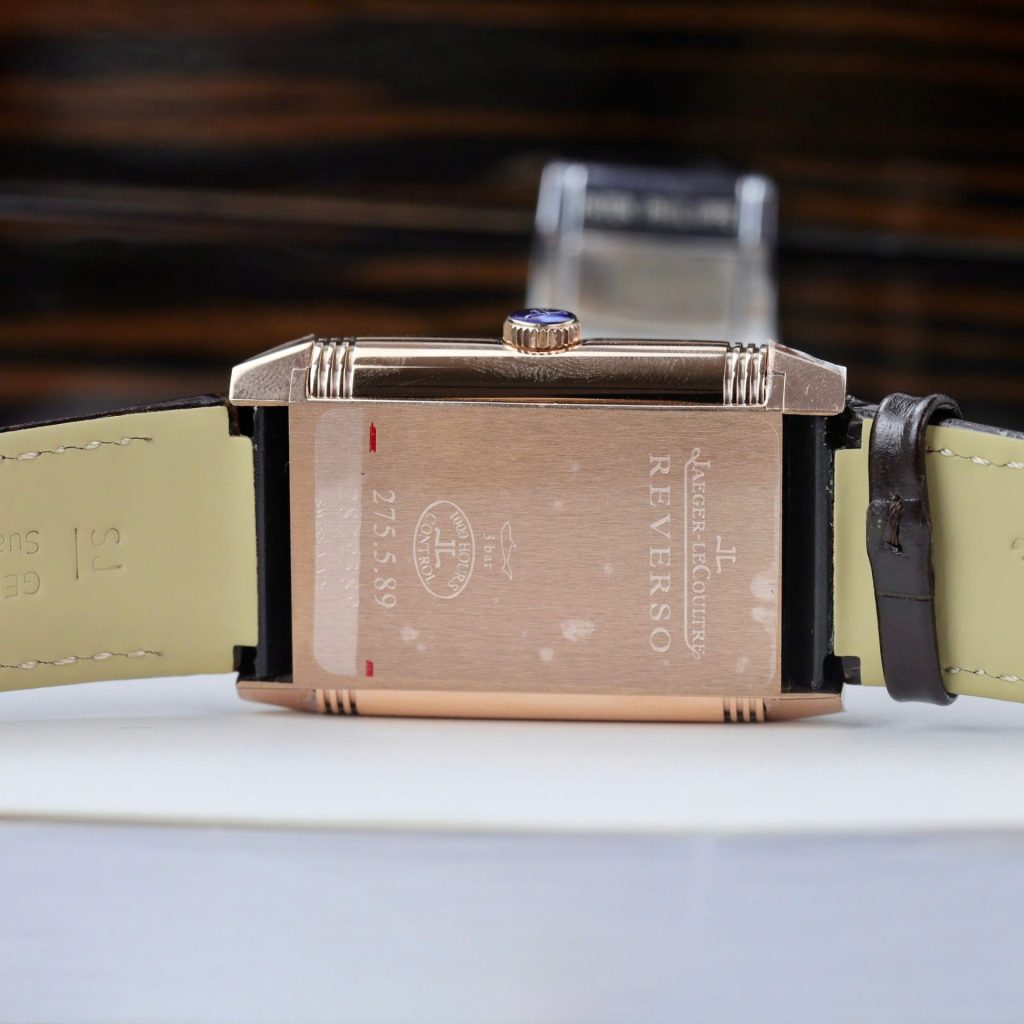 Đồng Hồ Jaeger LeCoultre Chế Tác Master Reverso Tribute Small Seconds Dây Da Màu Nâu 28 (2)