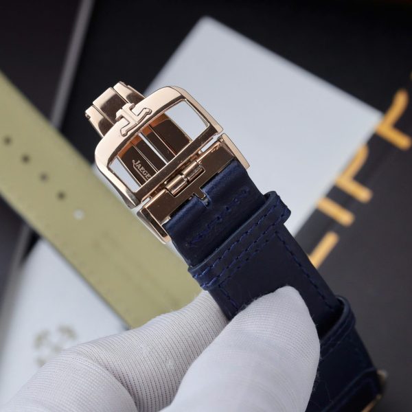 Đồng Hồ Jaeger LeCoultre Master Reverso Tribute Small Seconds 2 Mặt Xanh Blue Và Trắng Chế Tác 28 (2)