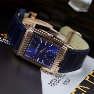 Đồng Hồ Jaeger LeCoultre Master Reverso Tribute Small Seconds 2 Mặt Xanh Blue Và Trắng Chế Tác 28 (2)