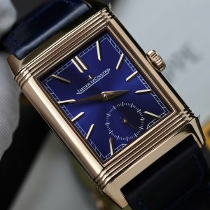 Đồng Hồ Jaeger LeCoultre Master Reverso Tribute Small Seconds 2 Mặt Xanh Blue Và Trắng Chế Tác 28 (2)