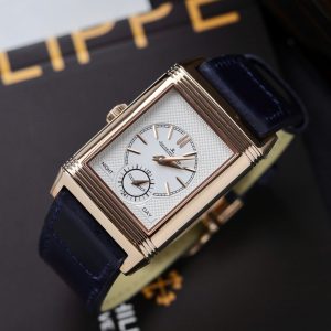 Đồng Hồ Jaeger LeCoultre Master Reverso Tribute Small Seconds 2 Mặt Xanh Blue Và Trắng Chế Tác 28 (2)