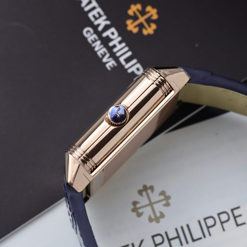 Đồng Hồ Jaeger LeCoultre Master Reverso Tribute Small Seconds 2 Mặt Xanh Blue Và Trắng Chế Tác 28 (2)