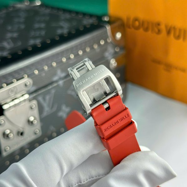 Đồng Hồ Nữ Richard Mille RM07-01 Replica 11 Vỏ Carbon Dây Cao Su 32x46mm (1)