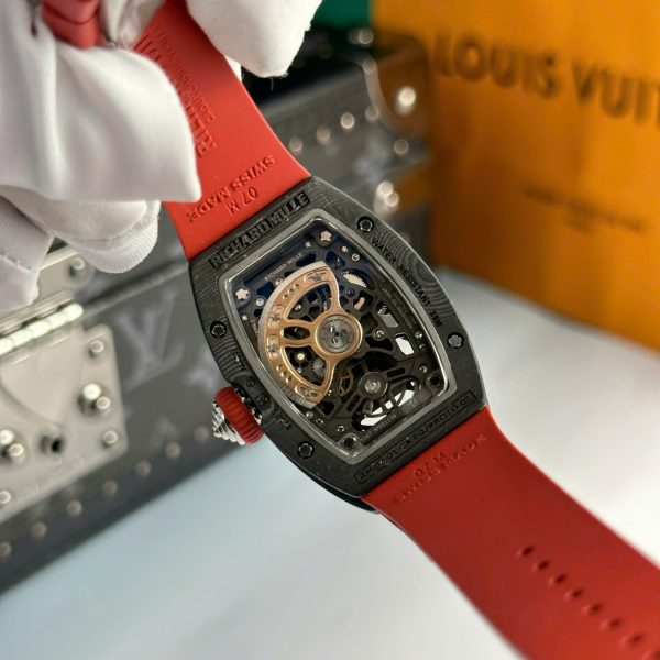 Đồng Hồ Nữ Richard Mille RM07-01 Replica 11 Vỏ Carbon Dây Cao Su 32x46mm (1)