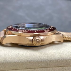 Đồng Hồ Omega Seamaster Driver 300 Best Copy Vàng Hồng Mặt Đỏ Nhà Máy VS 42mm (1)