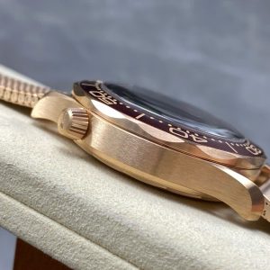 Đồng Hồ Omega Seamaster Driver 300 Best Copy Vàng Hồng Mặt Đỏ Nhà Máy VS 42mm (1)