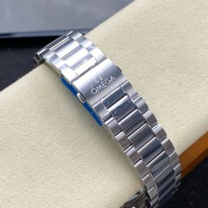 Đồng Hồ Omega Seamaster Mặt Xanh Blue Replica 11 Co-Axial Cọc Dạ Quang VS 41mm (1)