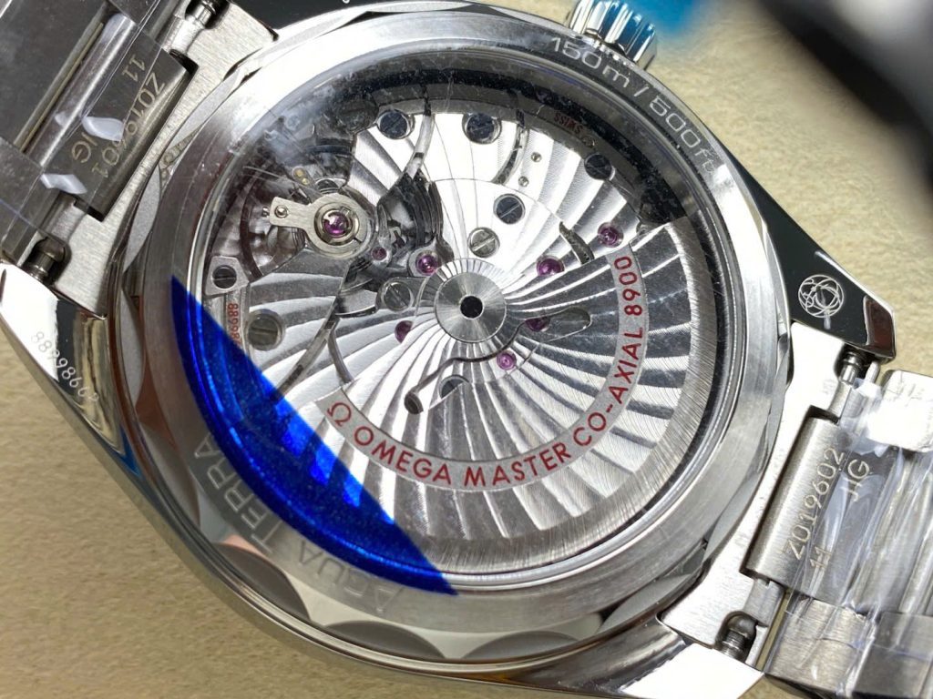 Đồng Hồ Omega Seamaster Mặt Xanh Blue Replica 11 Co-Axial Cọc Dạ Quang VS 41mm (1)