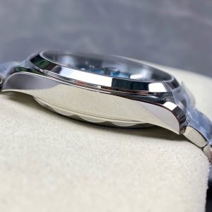 Đồng Hồ Omega Seamaster Mặt Xanh Blue Replica 11 Co-Axial Cọc Dạ Quang VS 41mm (1)