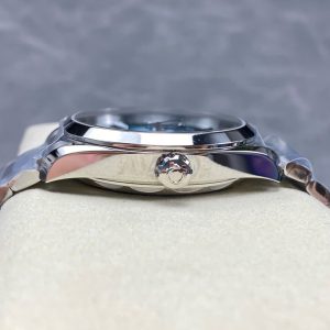 Đồng Hồ Omega Seamaster Mặt Xanh Blue Replica 11 Co-Axial Cọc Dạ Quang VS 41mm (1)