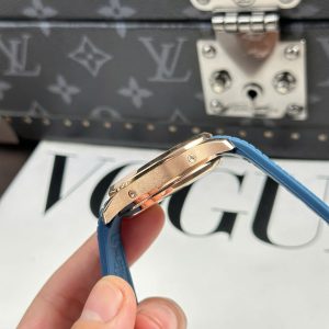 Đồng Hồ Patek Philippe Aquanaut 5261R Replica 11 Vỏ Mạ Vàng Hồng Mặt Xanh Dương 40mm (1)