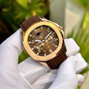 Đồng Hồ Patek Philippe Chế Tác Máy Thuỵ Sỹ Aquanaut 5261 Mặt Chocolate 40mm (1)
