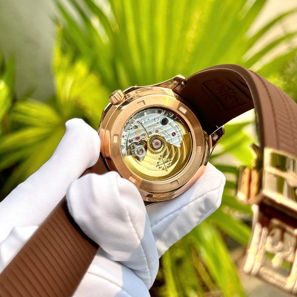 Đồng Hồ Patek Philippe Chế Tác Máy Thuỵ Sỹ Aquanaut 5261 Mặt Chocolate 40mm (1)