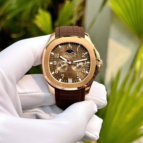 Đồng Hồ Patek Philippe Chế Tác Máy Thuỵ Sỹ Aquanaut 5261 Mặt Chocolate 40mm (1)