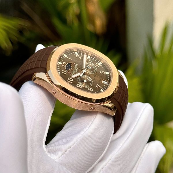Đồng Hồ Patek Philippe Chế Tác Máy Thuỵ Sỹ Aquanaut 5261 Mặt Chocolate 40mm (1)