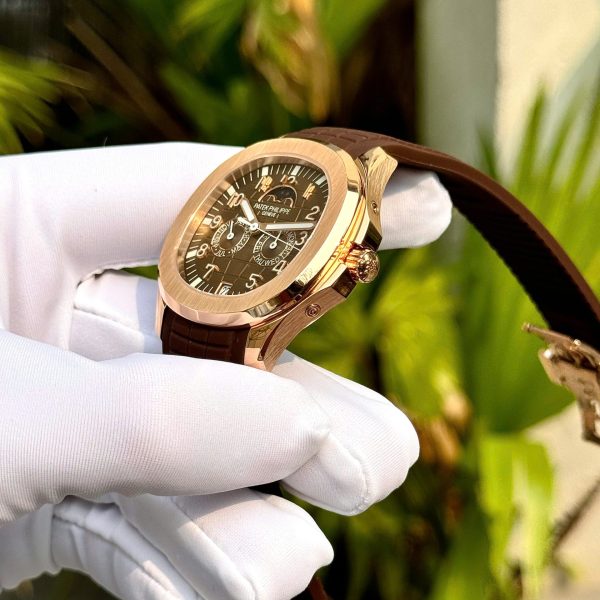 Đồng Hồ Patek Philippe Chế Tác Máy Thuỵ Sỹ Aquanaut 5261 Mặt Chocolate 40mm (1)