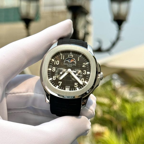 Đồng Hồ Patek Philippe Chế Tác Máy Thuỵ Sỹ Aquanaut 5261 Mặt Số Xám 40mm (3)