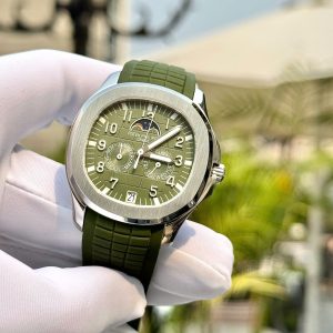 Đồng Hồ Patek Philippe Chế Tác Máy Thuỵ Sỹ Aquanaut 5261 Mặt Xanh Lá 40mm (8)
