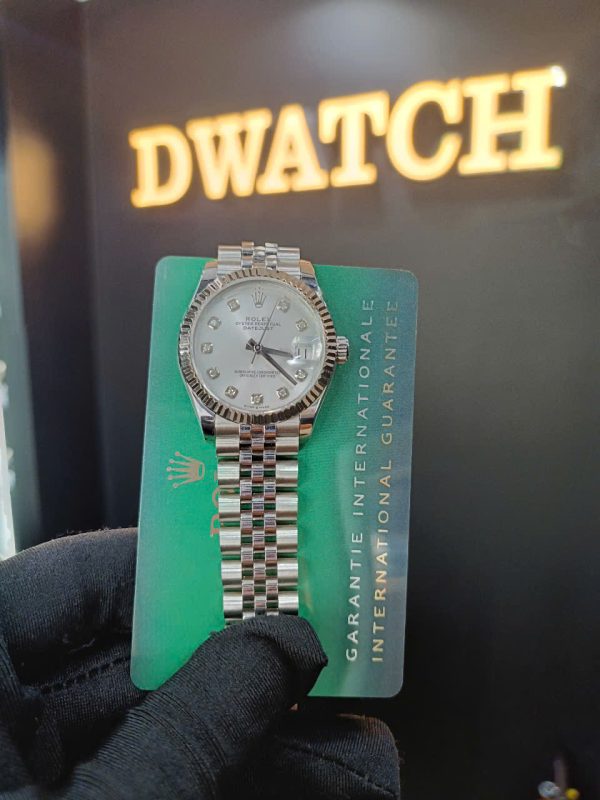 Đồng Hồ Rolex DateJust Super Fake Mặt Bạc Dây Jubilee Siêu Lướt Nhà Máy EW 31mm