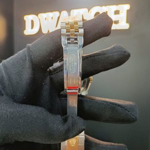 Đồng Hồ Rolex DateJust Super Fake Mặt Vàng Demi Cọc Kim Siêu Lướt EWF 36mm