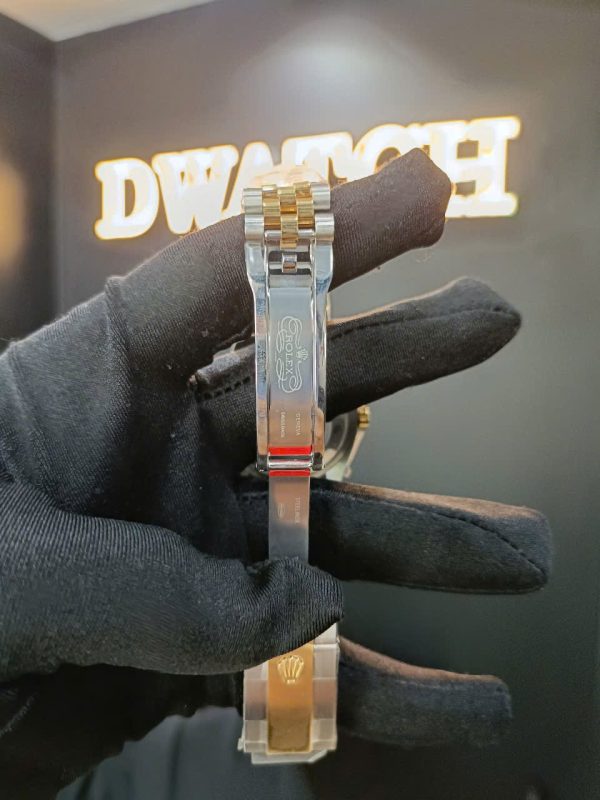 Đồng Hồ Rolex DateJust Super Fake Mặt Vàng Demi Cọc Kim Siêu Lướt EWF 36mm