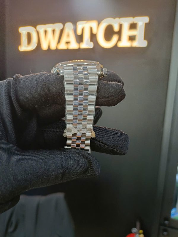 Đồng Hồ Rolex DateJust Super Fake Mặt Xanh Blue Cọc Số Dạ Qaung Lướt Nhà Máy EW 36mm