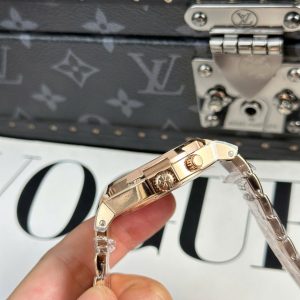 Đồng Hồ Vacheron Constantin Overseas Dual Time 47450 Chế Tác Mạ Vàng Hồng Mặt Trắng 9F 42mm (2)