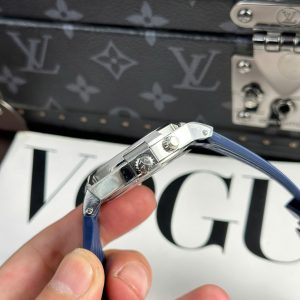 Đồng Hồ Vacheron Constantin Overseas Dual Time 47450 Rep 11 Màu Xanh Dương Nhà Máy 9F 42mm (2)