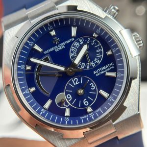 Đồng Hồ Vacheron Constantin Overseas Dual Time 47450 Rep 11 Màu Xanh Dương Nhà Máy 9F 42mm (2)