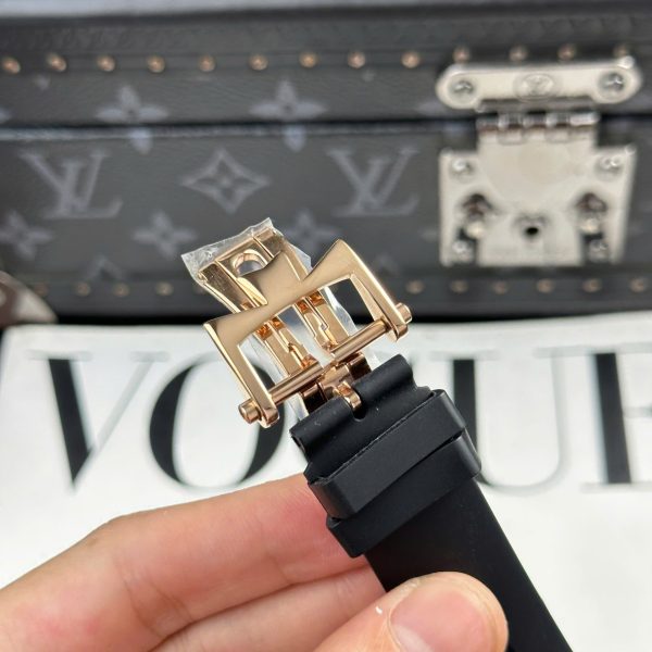 Đồng Hồ Vacheron Constantin Rep 11 Overseas Dual Time 47450 Mặt Trắng Dây Cao Su 9F 42mm (9)