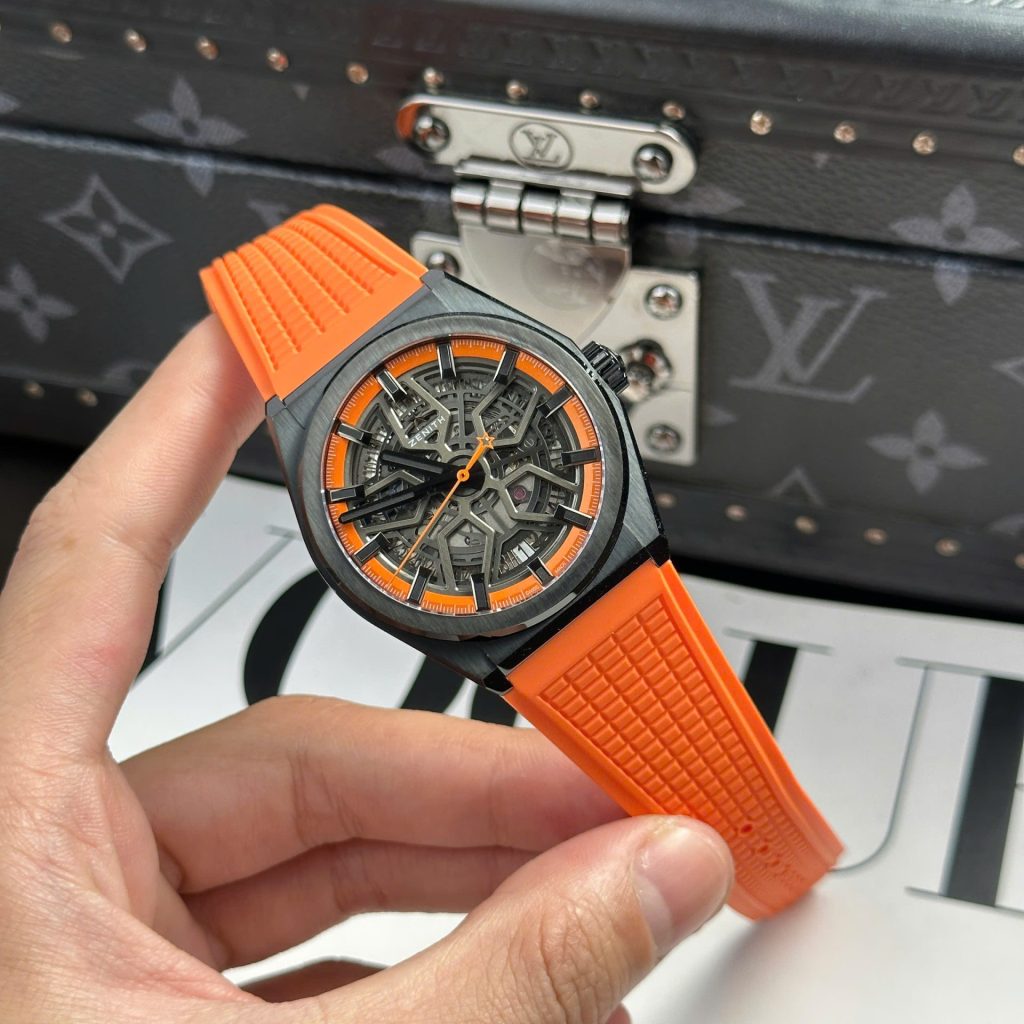 Đồng Hồ Zenith Defy Classic Replica 11 Màu Cam Xưởng LF 41mm (1)