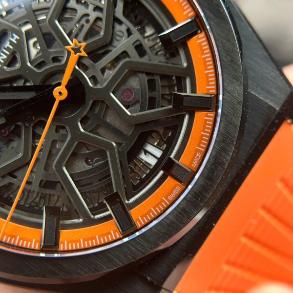 Đồng Hồ Zenith Defy Classic Replica 11 Màu Cam Xưởng LF 41mm (1)