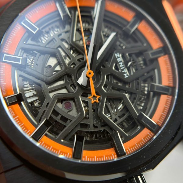 Đồng Hồ Zenith Defy Classic Replica 11 Màu Cam Xưởng LF 41mm (1)
