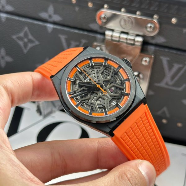 Đồng Hồ Zenith Defy Classic Replica 11 Màu Cam Xưởng LF 41mm (1)
