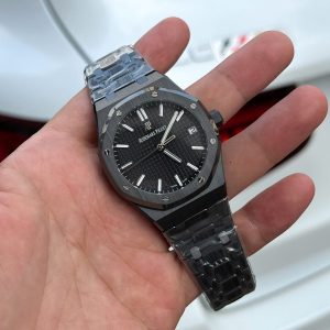 Đồng Hồ Audemars Piguet Chế Tác Royal Oak 15500 Gốm Đen Nhà Máy APS 41mm (1)